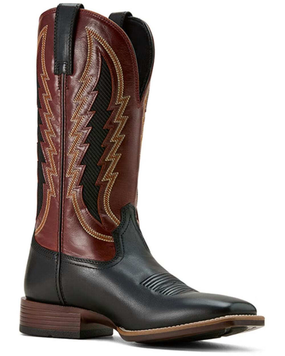 NEW ARIAT men's dakota venttek square toe boots in black